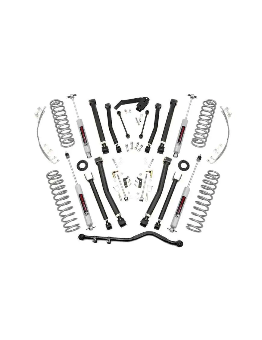 4" Rough Country X Series Lift Kit - Jeep Wrangler JK 4-door