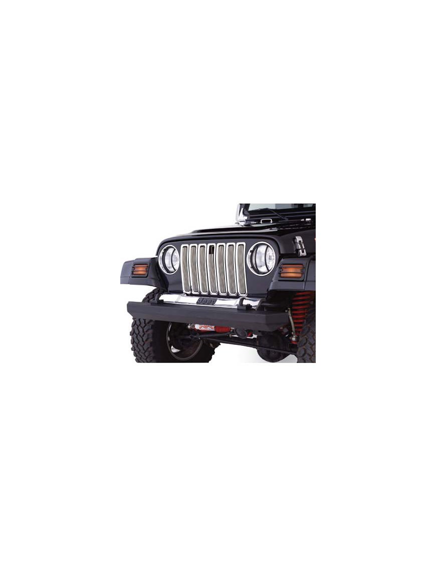 Wkładki grilla chromowane Aluminiowe Smittybilt - Jeep Wrangler TJ