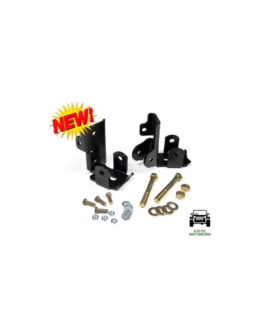 Rear Shock Relocation Mounts JKS - Jeep Wrangler JK