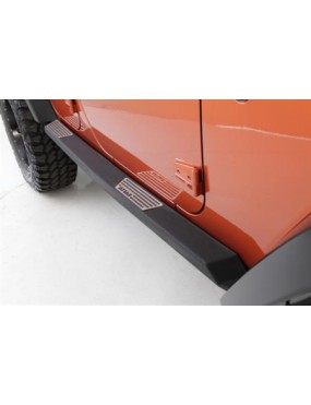Progi, stopnie stalowe SMITTYBILT Atlas - Jeep Wrangler JK 4 drzwi 07-16