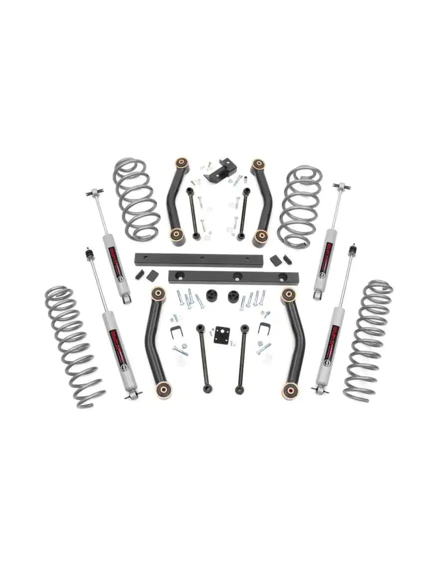 4" Rough Country Lift Kit - Jeep Wrangler TJ 97-02