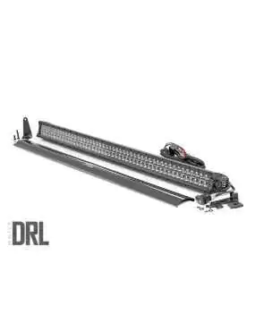 Listwa LED CREE 127cm Podwójny Rząd Czarny Panel Biały DRL Rough Country