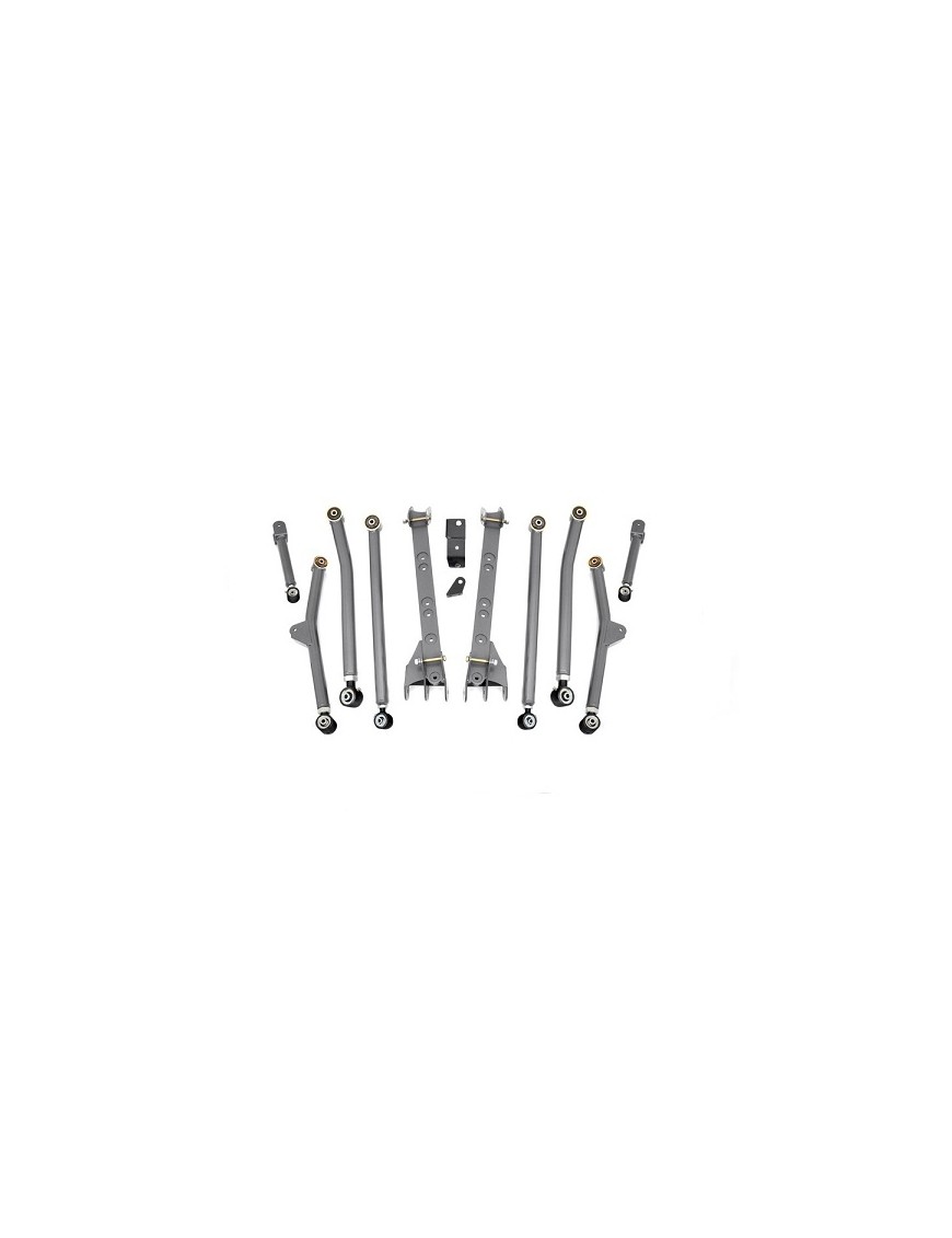 4" - 6'' Long Arm Rough Country Upgrade Lift Kit - Jeep Wrangler TJ