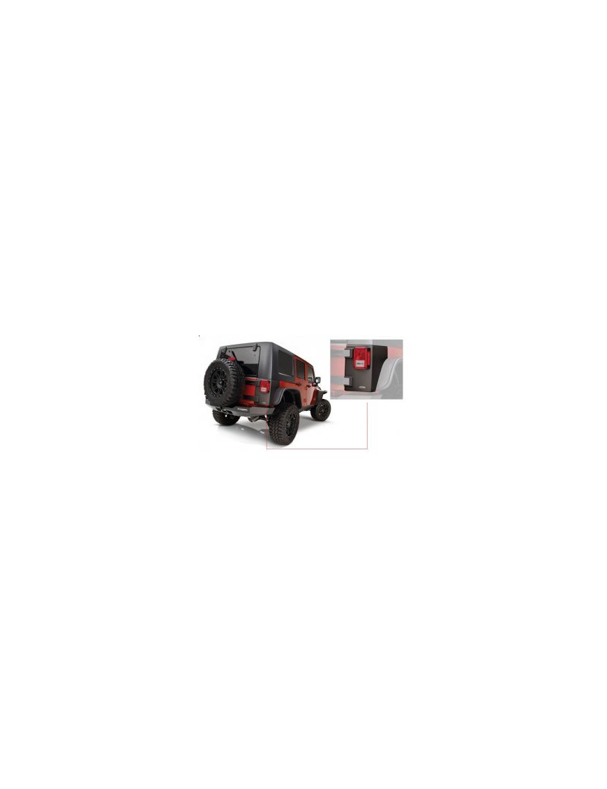 Rear Corner Guards BUSHWACKER - Jeep Wrangler JK 4 door