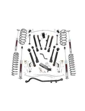 4" Rough Country X-Series Lift Kit - Jeep Wrangler TJ