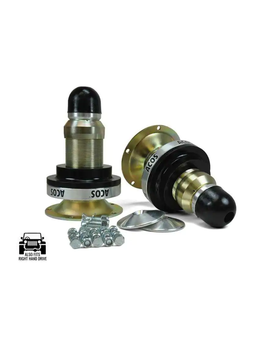 Adjustable Rear Spring Spacers JKS Lift 2 - 4" - Jeep Wrangler JK