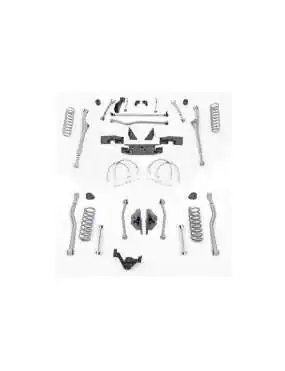 4,5" Extreme Duty Long Arm Lift Kit Radius Przód / 4 Link  Tył RUBICON EXPRESS - Jeep Wrangler JK 2 drzwi