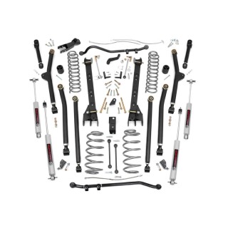 4" Long Arm Rough Country Lift Kit - Jeep Wrangler TJ