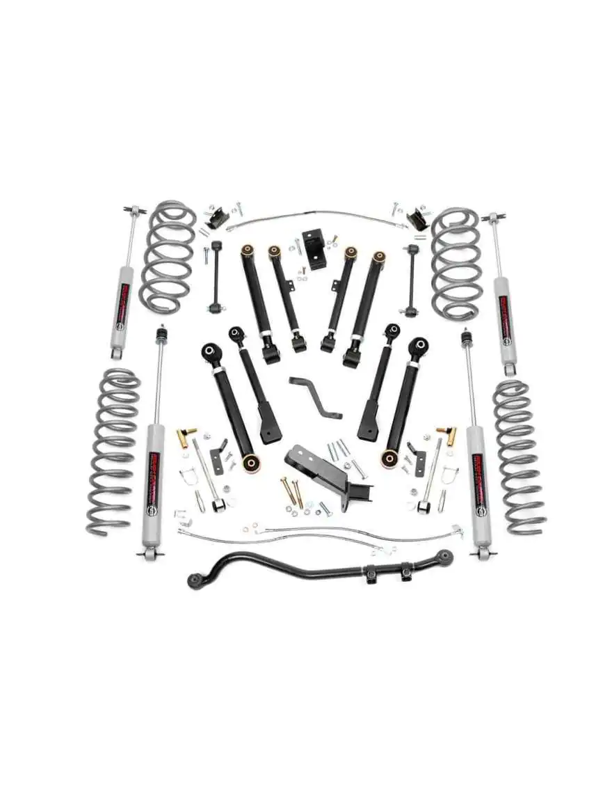 6" Rough Country X-Series Lift Kit - Jeep Wrangler TJ