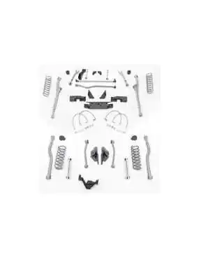 4,5" Extreme Duty Long Arm Lift Kit Radius Przód / 4 Link  Tył RUBICON EXPRESS - Jeep Wrangler JK 4 drzwi