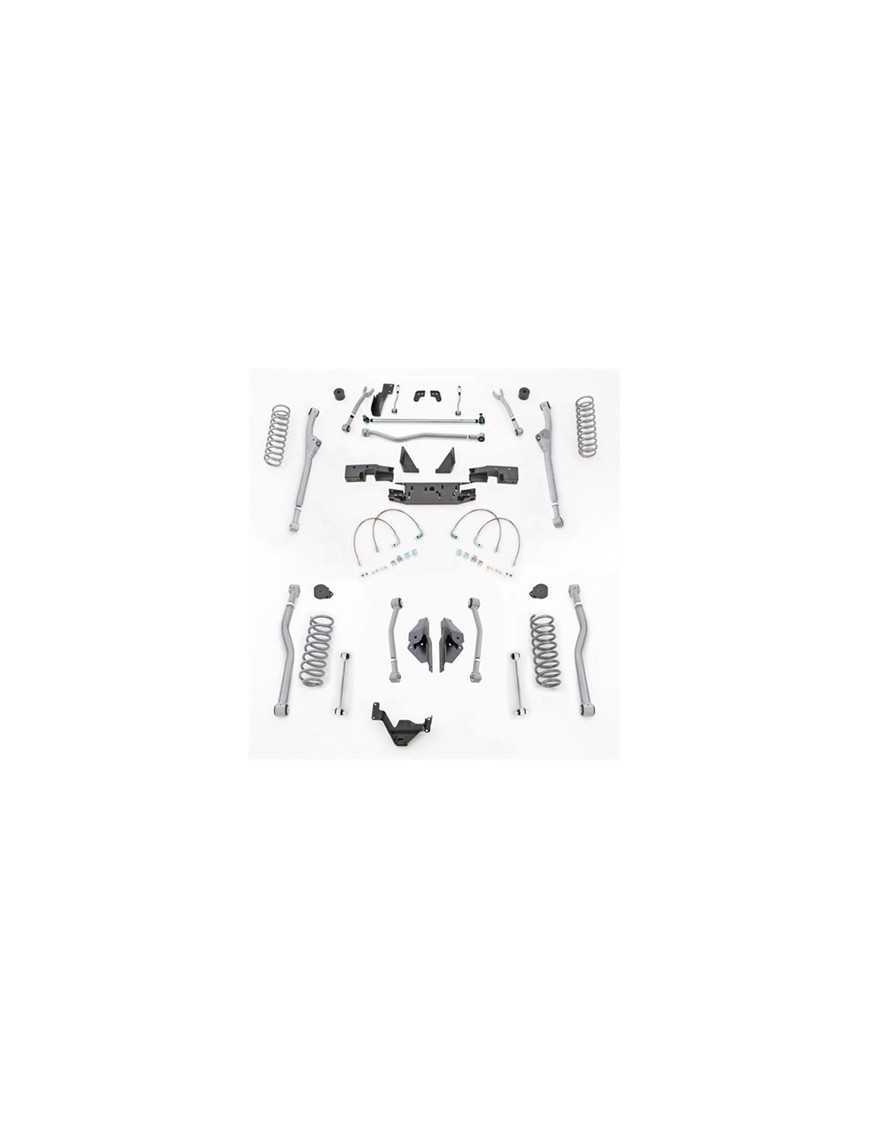 4.5" Extreme Duty Long Arm Lift Kit Front Radius / 4 Link Rear RUBICON EXPRESS - Jeep Wrangler JK 4-door