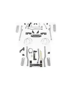 4,5" Extreme Duty Long Arm Lift Kit Radius Przód / 3 Link  Tył RUBICON EXPRESS - Jeep Wrangler JK 4 drzwi