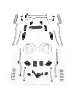 4,5" Extreme Duty Long Arm Lift Kit 4 Link Przód / Radius Tył RUBICON EXPRESS - Jeep Wrangler JK 2 drzwi