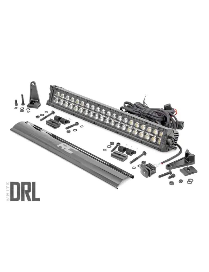 Listwa LED CREE 50 cm Czarny Panel DRL Biały - Rough Country