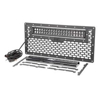 Grill z Podwójną Listwą LED 50cm Rough Country - Jeep Wrangler JK