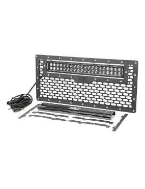 Grill with Double LED Strip 50cm Rough Country - Jeep Wrangler JK