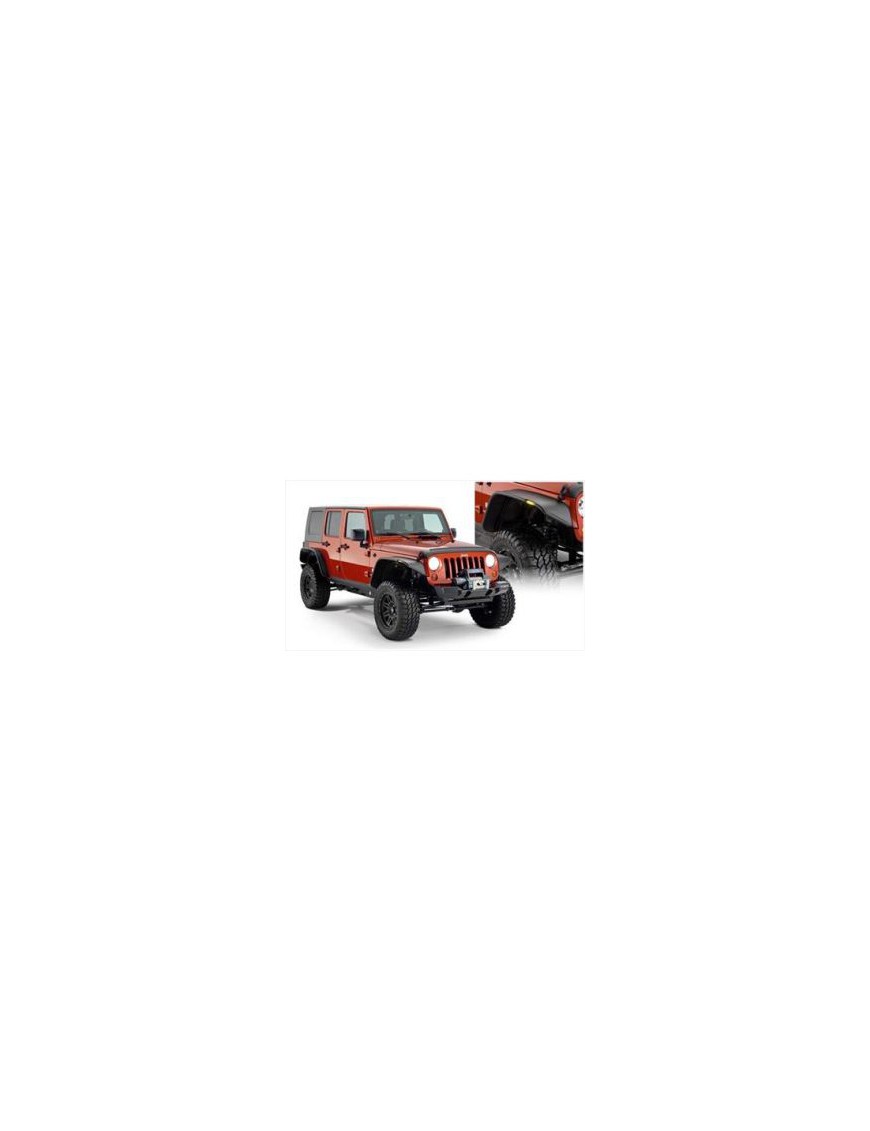 Poszerzenia błotników Bushwacker Flat Style - Jeep Wrangler JK 4 drzwi