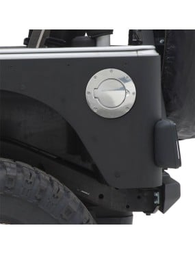 Klapka wlewu paliwa aluminiowa Smittybilt - Jeep Wrangler TJ