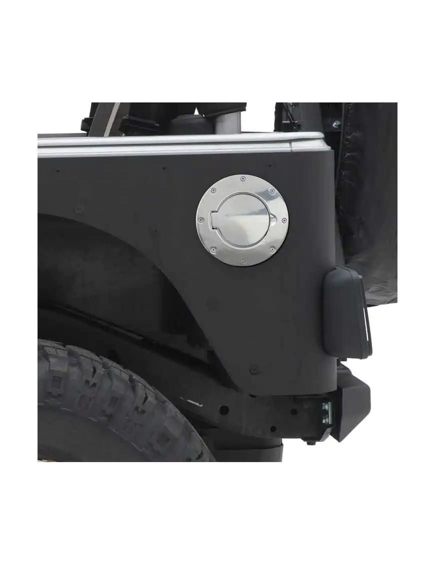 Fuel Filler Door Aluminum Smittybilt - Jeep Wrangler TJ