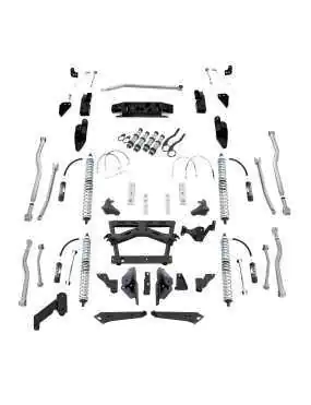 Extreme-Duty Long Arm 4-Link Kit, Coil-over, Odboje RUBICON EXPRESS - Jeep Wrangler JK