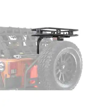 Rack, Rear Door Basket Smittybilt Defender - Jeep Wrangler JK