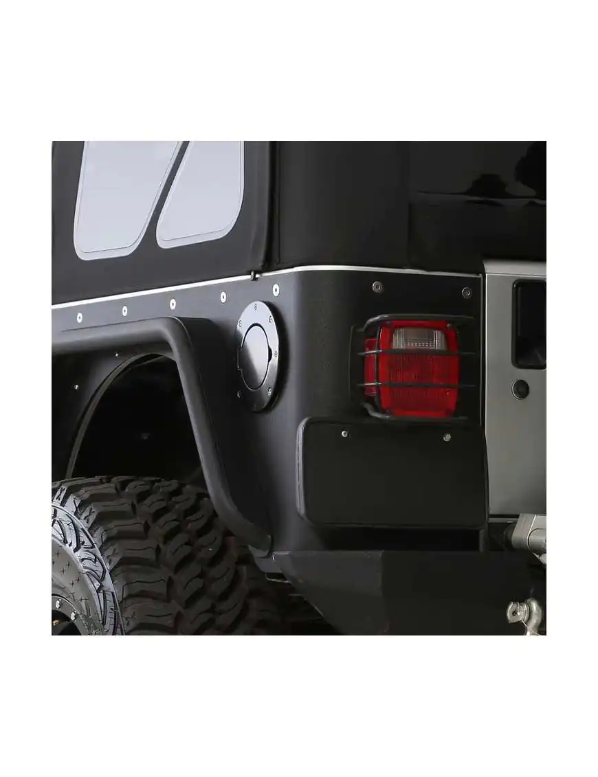 Fuel Filler Door Black Smittybilt - Jeep Wrangler TJ