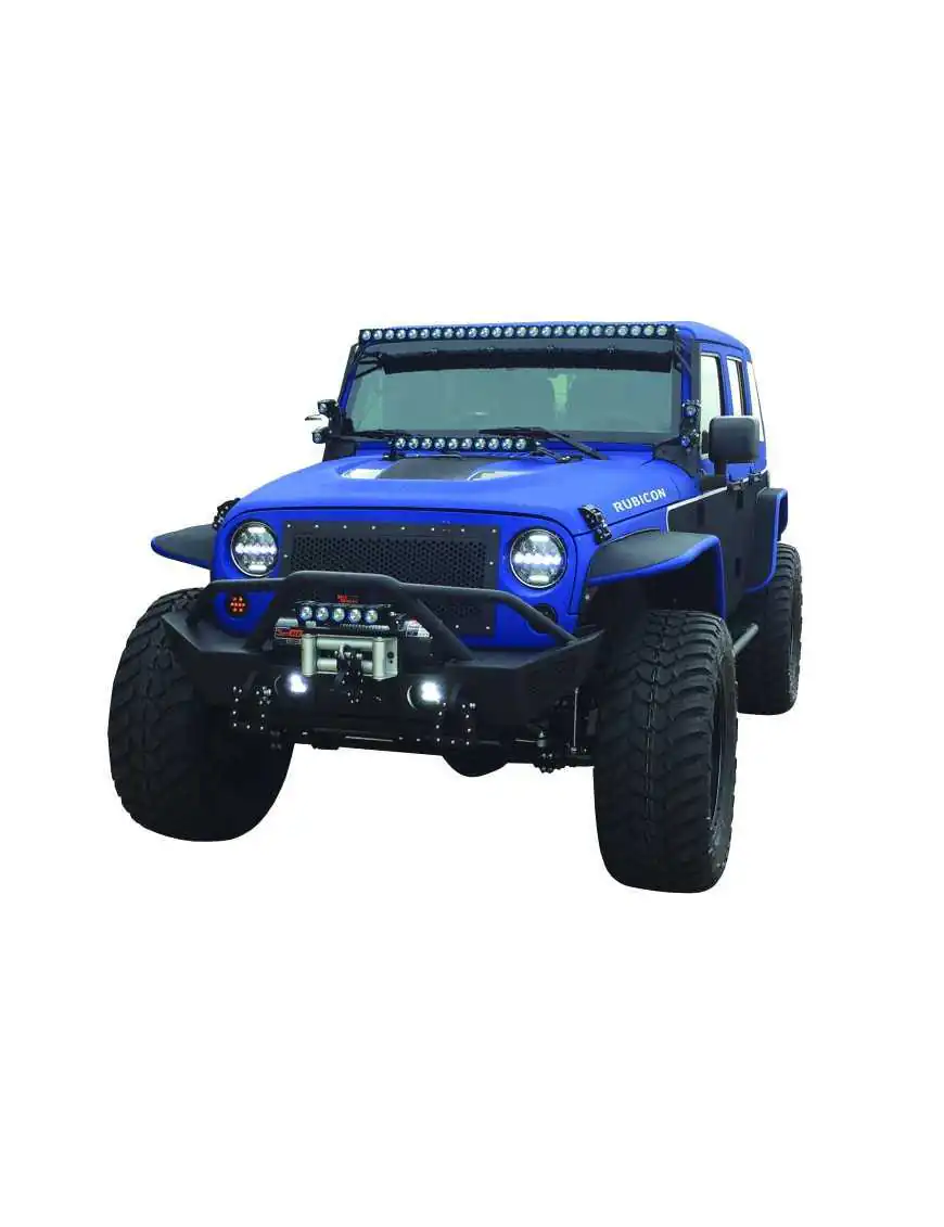 Front steel bumper for winch MID GO INDUSTRIES - Jeep Wrangler JK