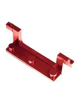 Front License Plate Mounting Bracket Red DAYSTAR