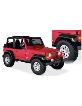 Bushwacker Pocket Style Fender Flares - Jeep Wrangler TJ