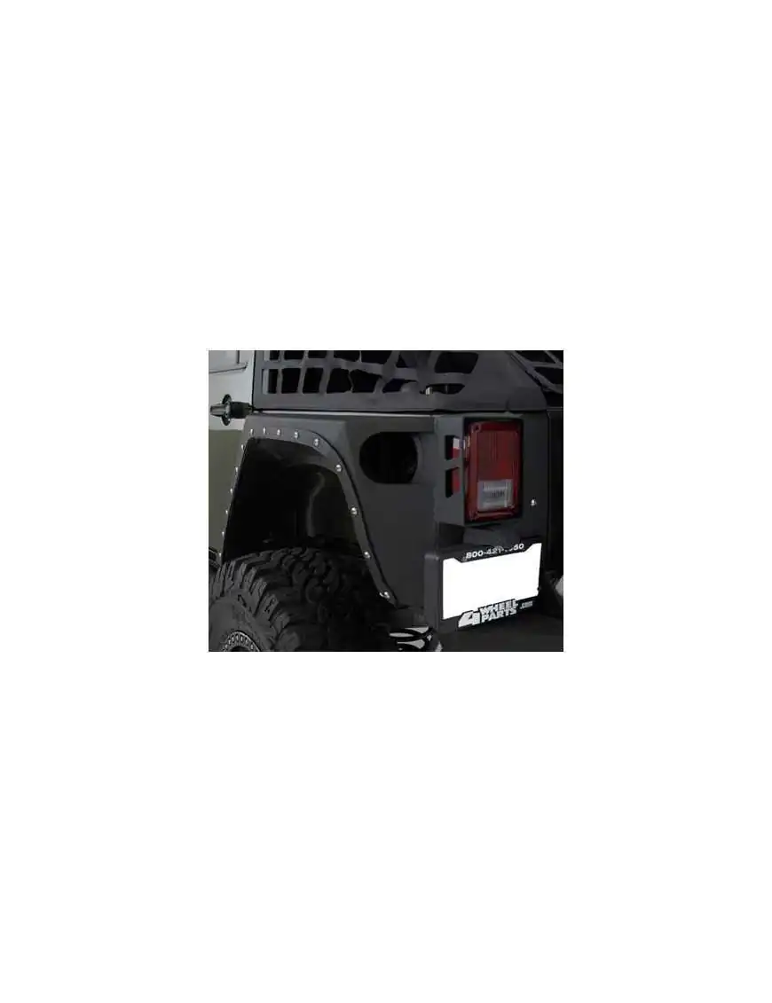 Rear Corner Guards Mud Flaps SMITTYBILT XRC - Jeep Wrangler JK 2 door