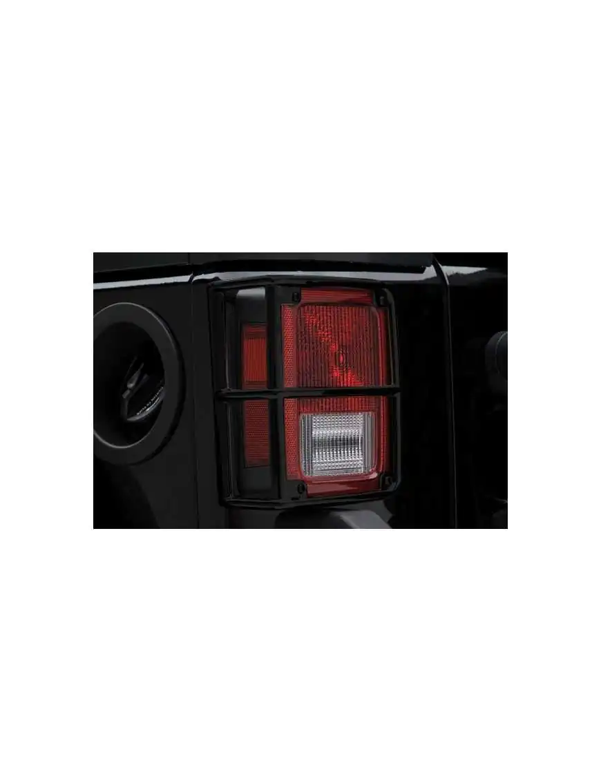 Rear Light Covers Black Smittybilt - Jeep Wrangler JK