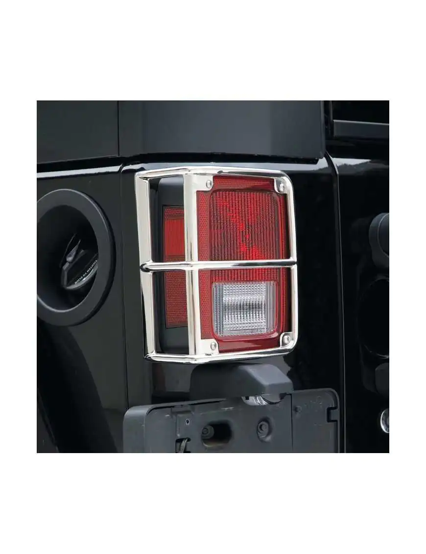 Rear Steel Tail Light Guards Smittybilt - Jeep Wrangler JK