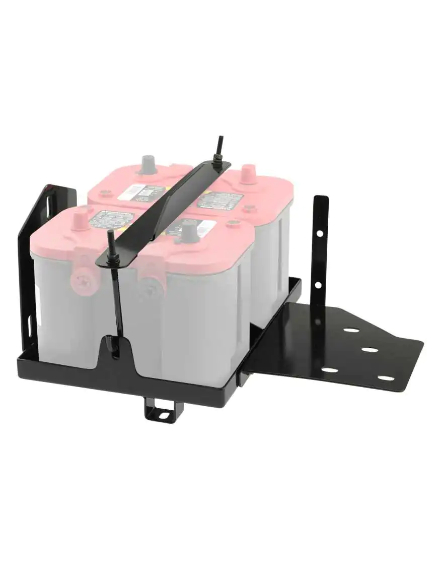 Battery Mounting Kit for 2 OPTIMA Batteries Smittybilt - Jeep Wrangler JK