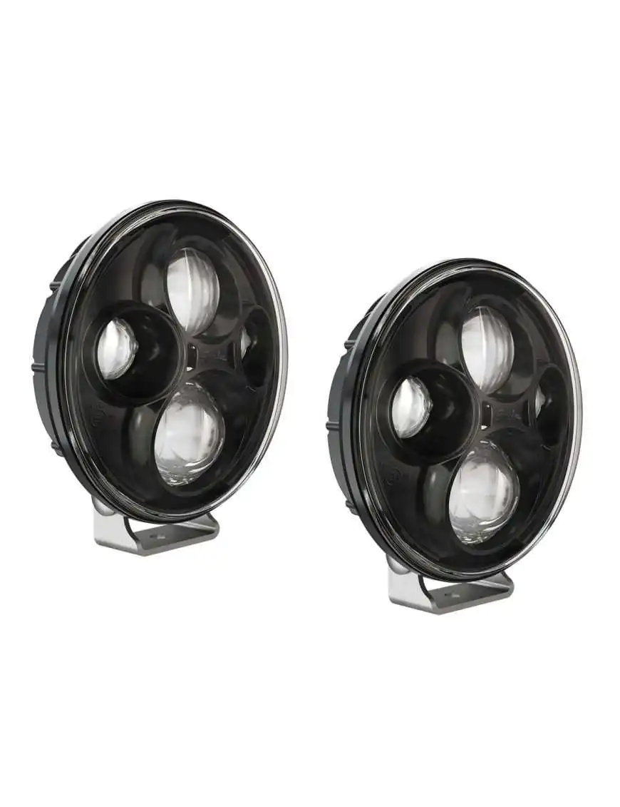 Okrągłe Lampy LED JW Speaker TS4000 7" Czarne