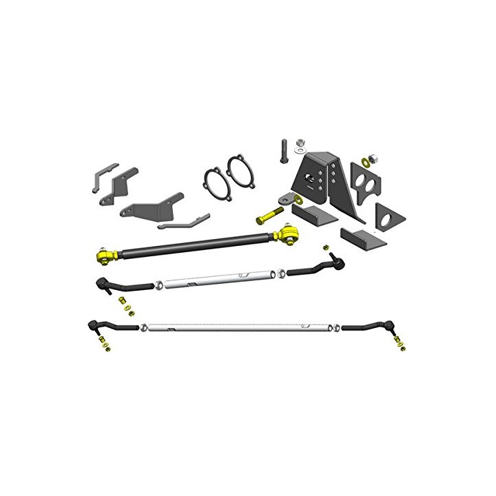 Zestaw do Korekcji Geometrii Przedniego Zawieszenia Clayton Jeep Wrangler TJ/LJ