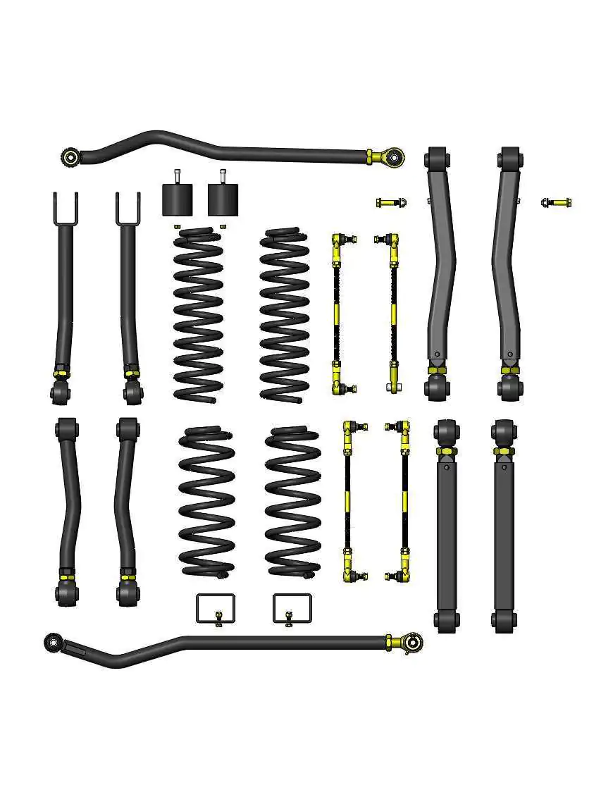 Suspension Lift Kit 2.5" Clayton - Jeep Wrangler JL