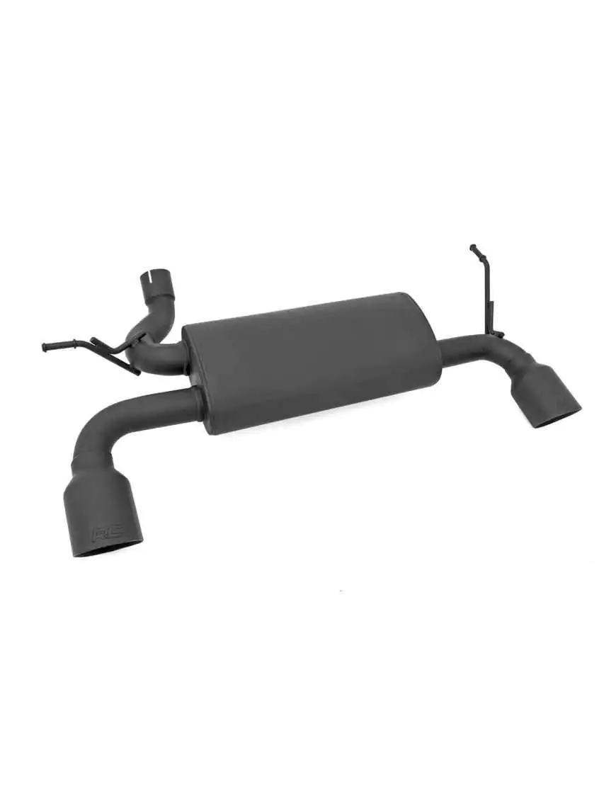 Dual Exhaust Rough Country - Jeep Wrangler JK 07-18