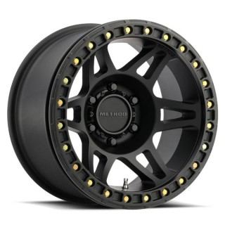 Felga Aluminiowa 9x17" 5x127 ET-44 Beadlock Black 106 Method - Jeep Wrangler JK