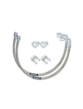 Rear Steel Brake Line Kit 20" Lift 4-6" Rubicon Express - Jeep Wrangler JK