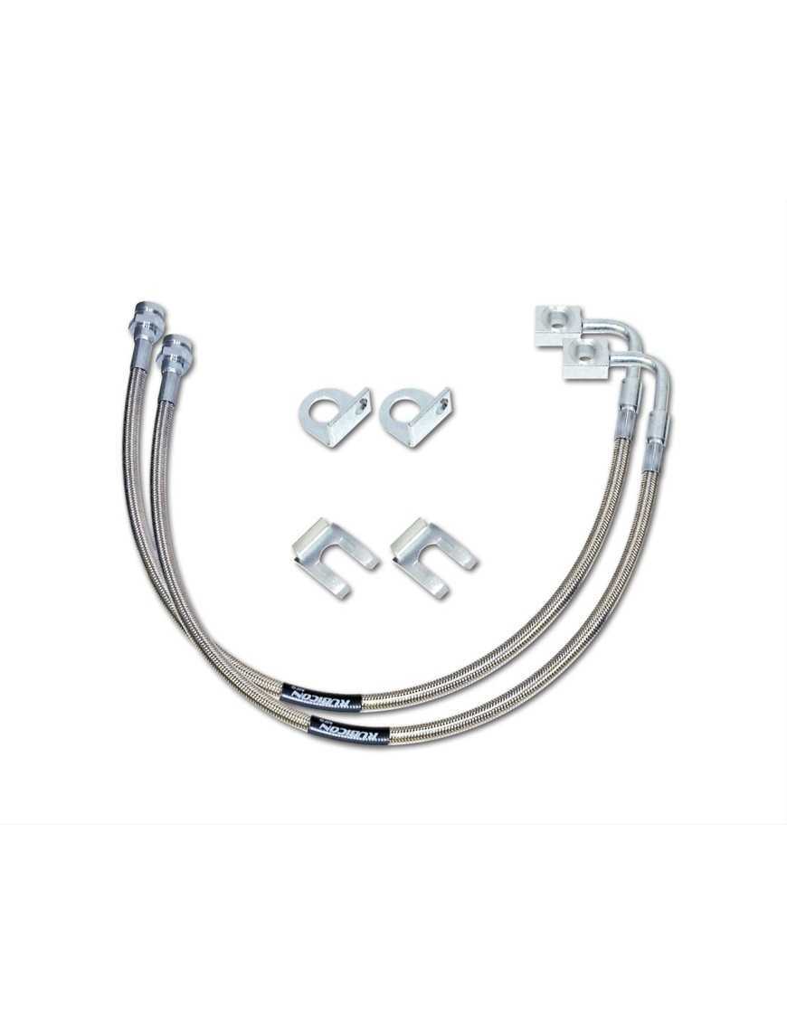Zestaw Tylnych Stalowych Przewodów Hamulcowych 20" Lift 4-6" Rubicon Express - Jeep Wrangler JK