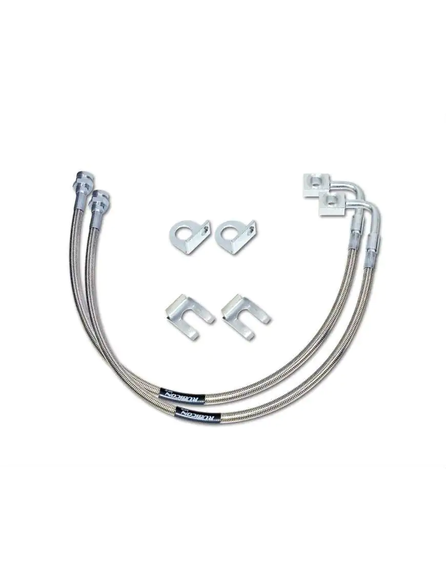 Rear Steel Brake Line Kit 20\" Lift 4-6\" Rubicon Express - Jeep Wrangler JK