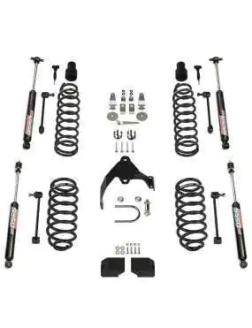 Suspension Kit with VSS 9550 Twin-Tube Lift 3" TeraFlex Shock Absorbers - Jeep Wrangler JK 2 Door 07-18