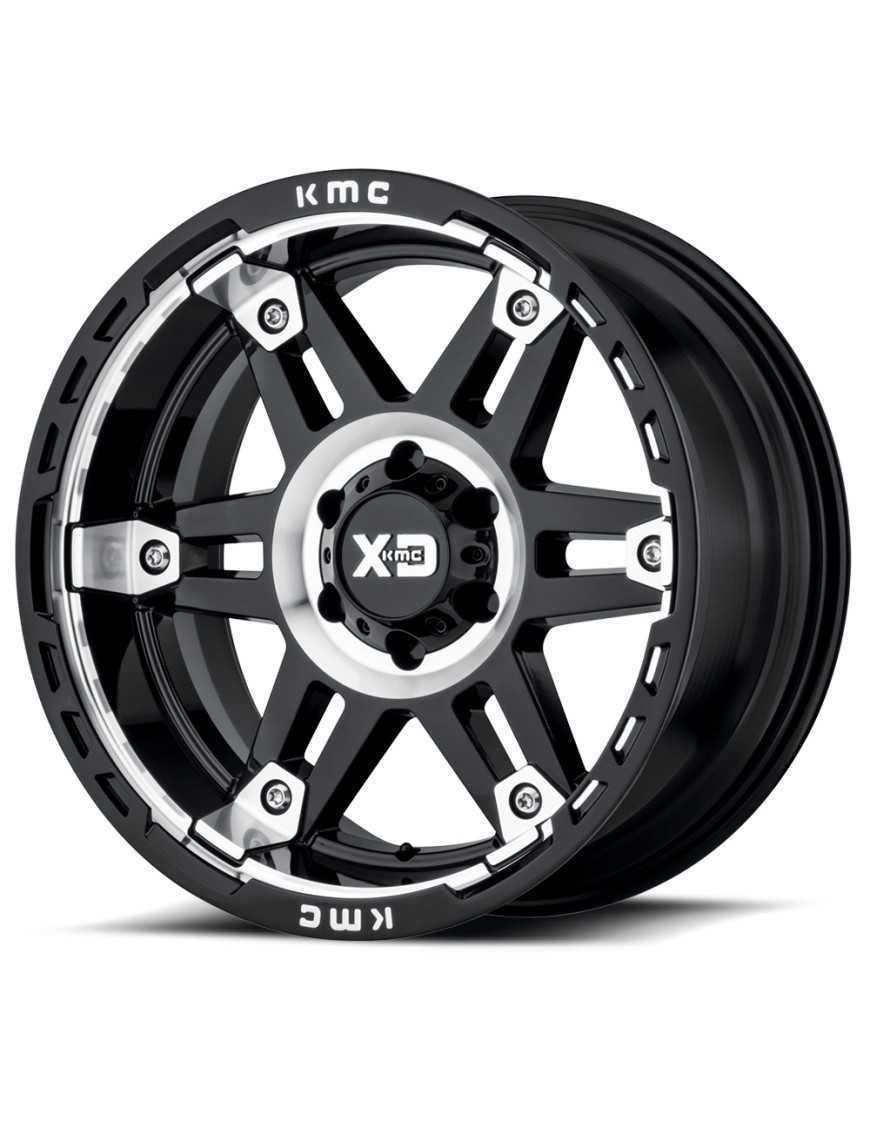 Felga Aluminiowa 8x17" 6x139,7 ET 18 XD 840 Spy II Black/Machined- Isuzu D-MAX 11-18