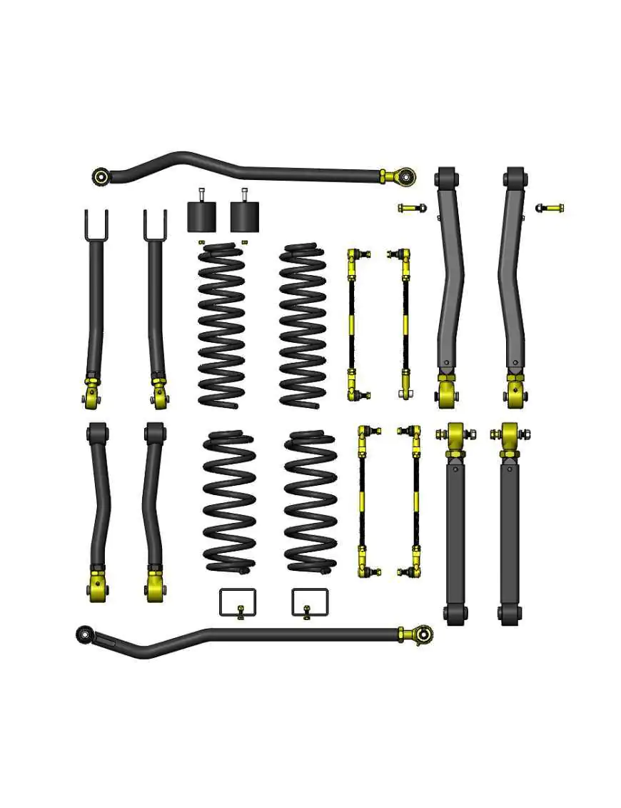 Suspension Lift Kit 2.5" Premium Clayton - Jeep Wrangler JL