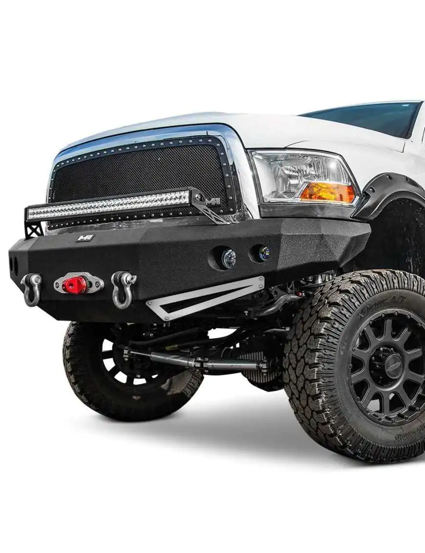 Front steel bumper M1 with winch plate SMITTYBILT - Dodge Ram 1500 09-17