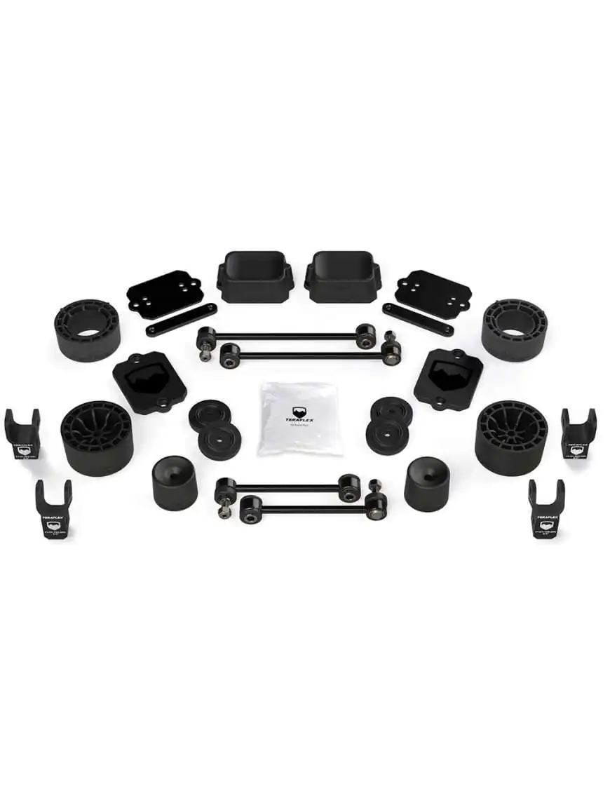 Suspension Lift Kit 2.5" with TeraFlex Shock Extensions - Jeep Wrangler JL Sport/Sahara 2 Door