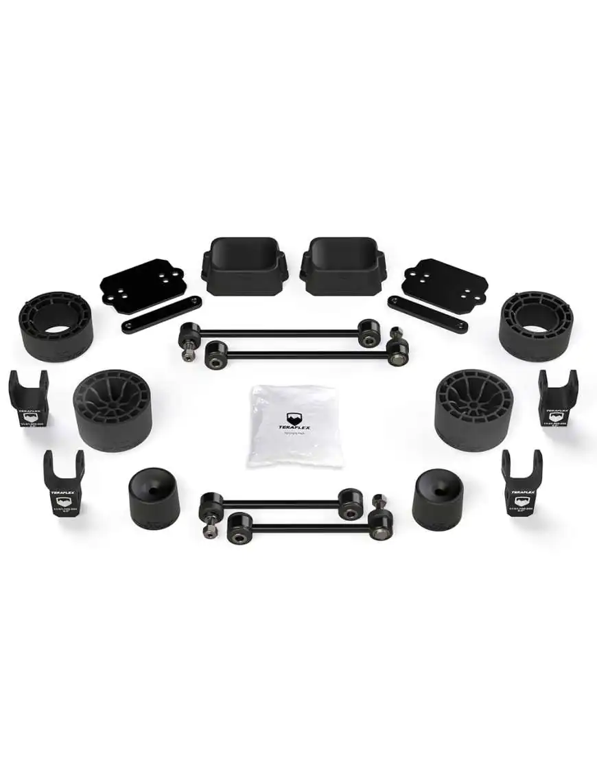 Suspension Lift 2.5" with TeraFlex Shock Extensions - Jeep Wrangler JL Rubicon 2 Door