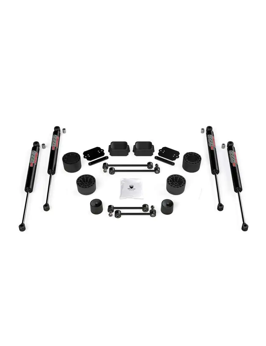 Suspension Lift 2.5" with 9550 VSS Teraflex Shocks - Jeep Wrangler JL Rubicon 2 Door