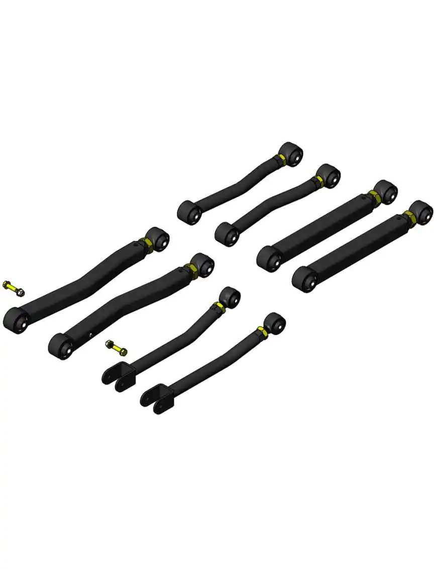 Adjustable Short Arm Lift Kit Overland Plus Clayton Set - Jeep Wrangler JL