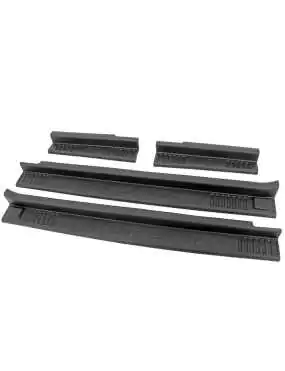 Front and Rear Door Sill Guards - Rough Country - Jeep Wrangler JK 4 Door 07-18